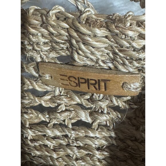 Vintage Esprit Woven Wicker Raffia Purse Bag - Picture 4 of 7